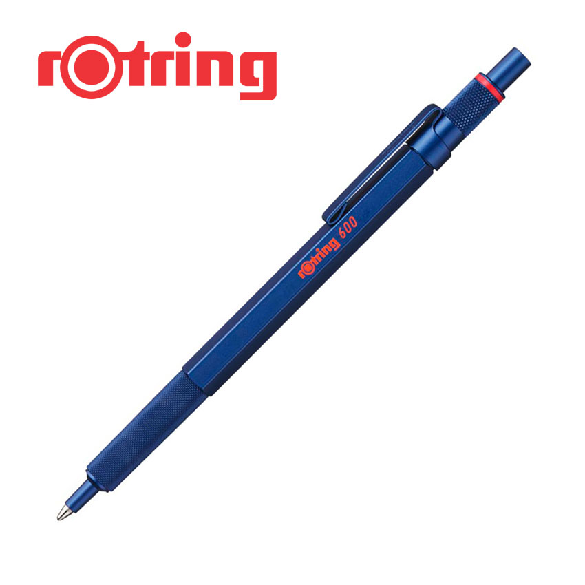 rOtring 600 Kugelschreiber M - METALLIC blau