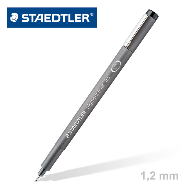 Tuschestift STAEDTLER Pigmentliner schwarz 1,2mm
