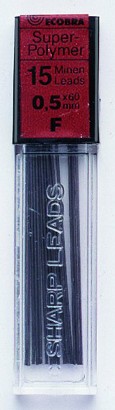 Bleistiftmine für Druckbleistift 0,5 mm 2B