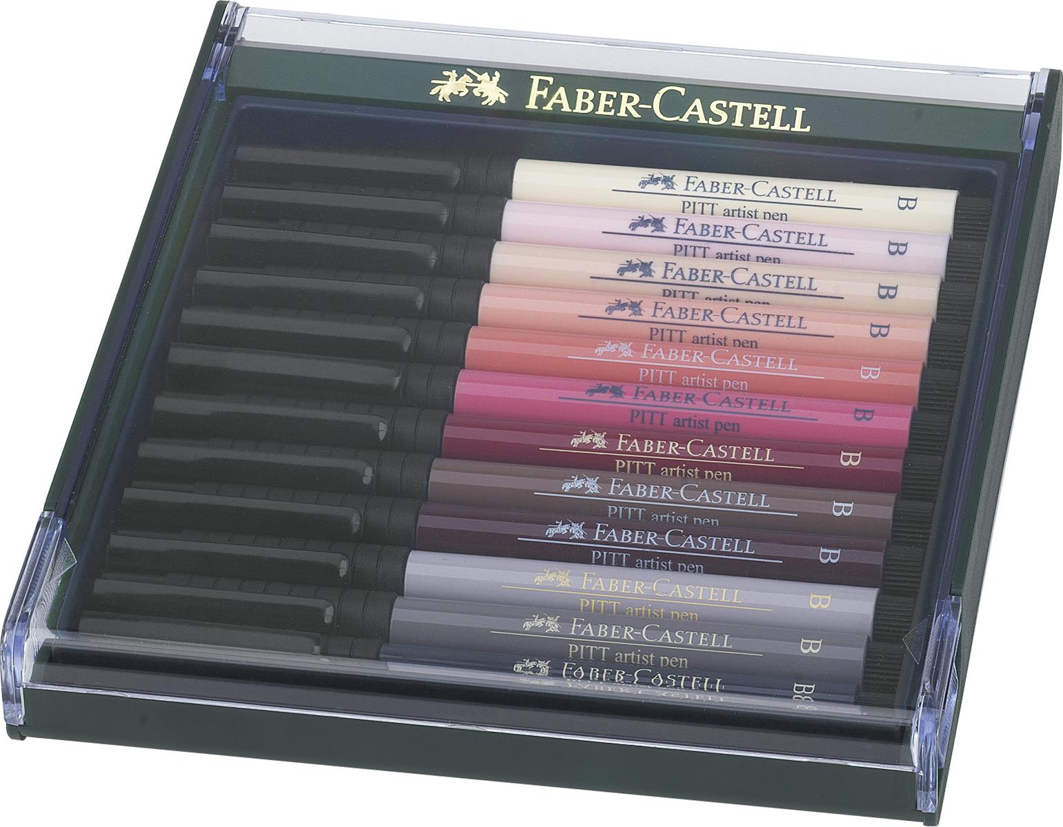Faber Castell PITT Artist Pen BRUSH - 12er Hautfarben