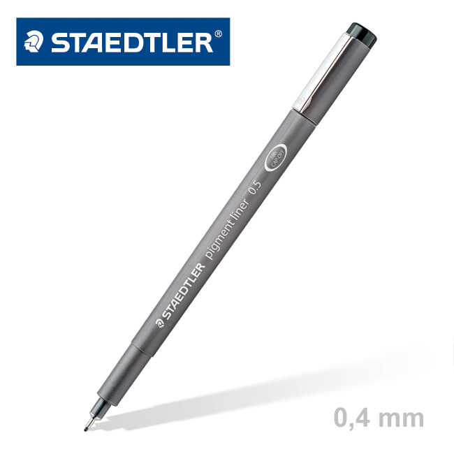 Tuschestift STAEDTLER Pigmentliner schwarz 0,4mm