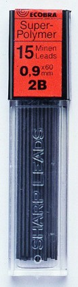 Bleistiftmine für Druckbleistift 0,9 mm HB