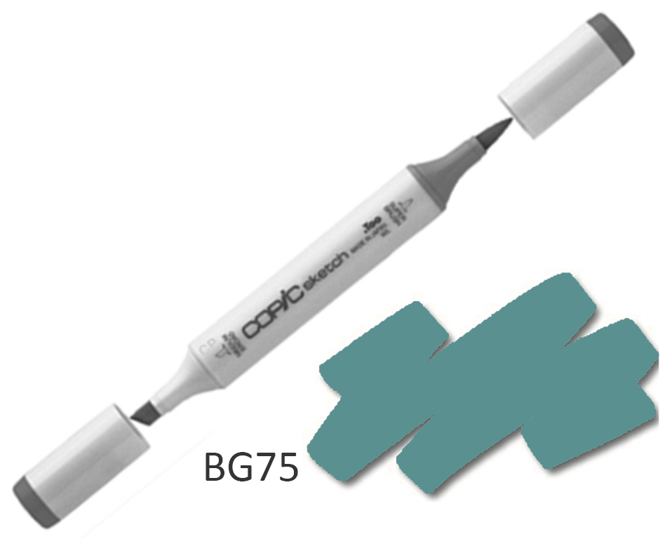 COPIC Sketch  BG75 - Abyss Green