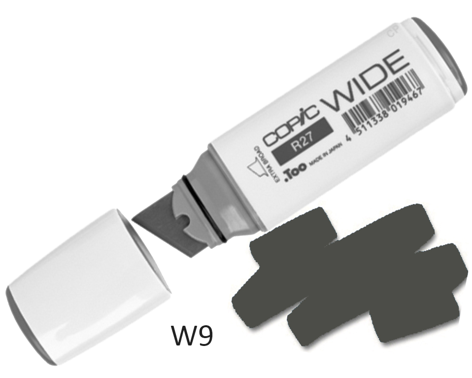 COPIC Marker Wide  W9 - Warm Grey