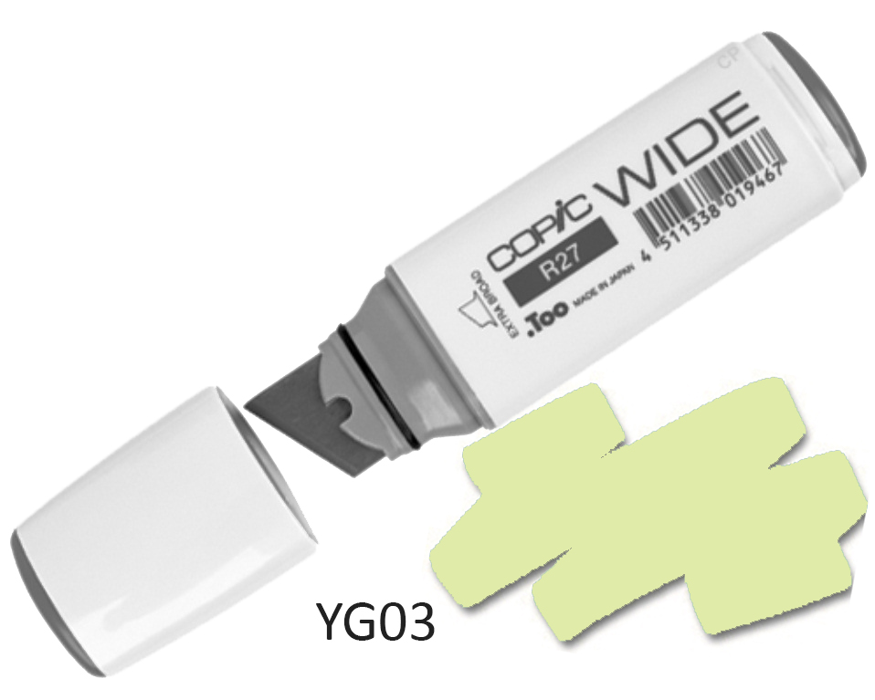 COPIC Marker Wide  YG03 - Yellow Green