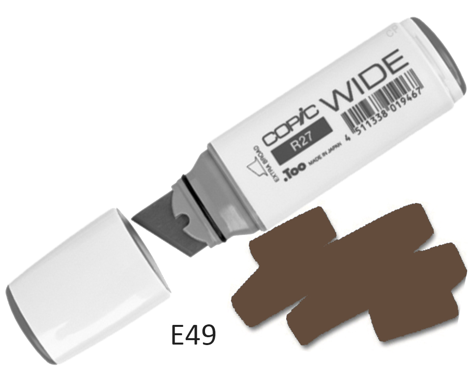 COPIC Marker Wide  E49 - Dark Bark