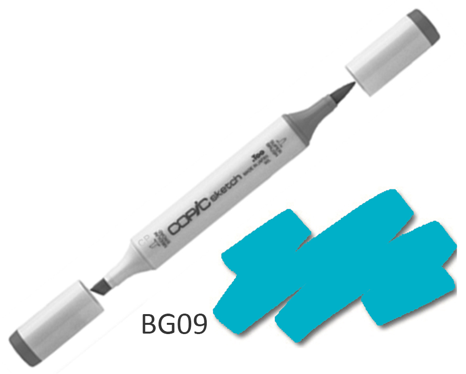 COPIC Sketch  BG09 - Blue Green