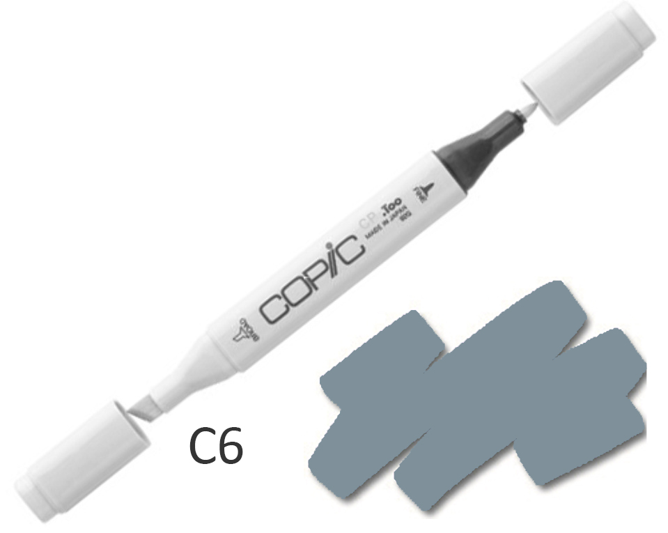 COPIC Marker  C6 - Cool Gray