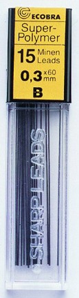 Bleistiftmine für Druckbleistift 0,3 mm HB