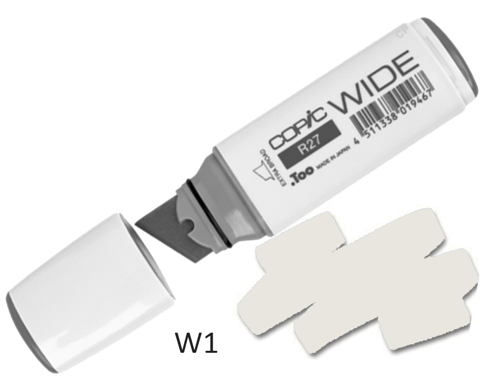 COPIC Marker Wide  W1 - Warm Grey