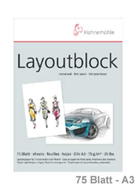 Marker Block A3 Hahnemühle Layoutblock