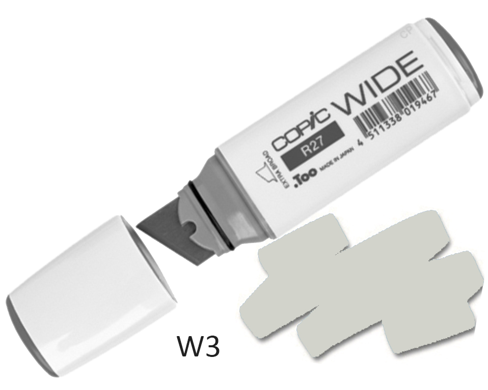 COPIC Marker Wide  W3 - Warm Grey