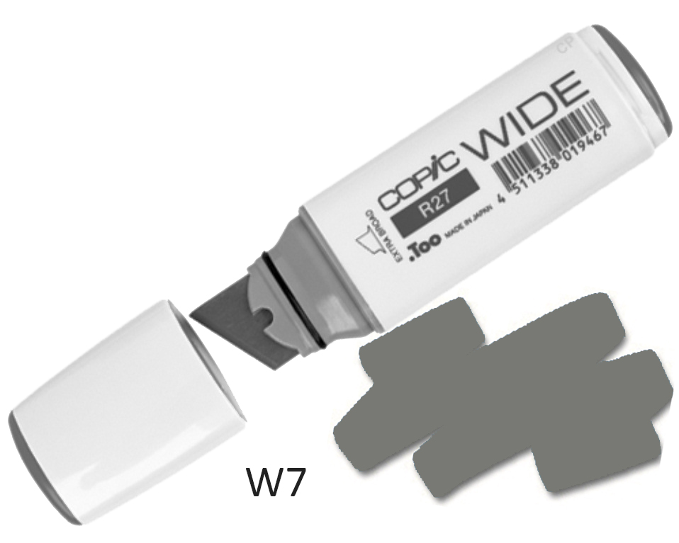 COPIC Marker Wide  W7 - Warm Grey